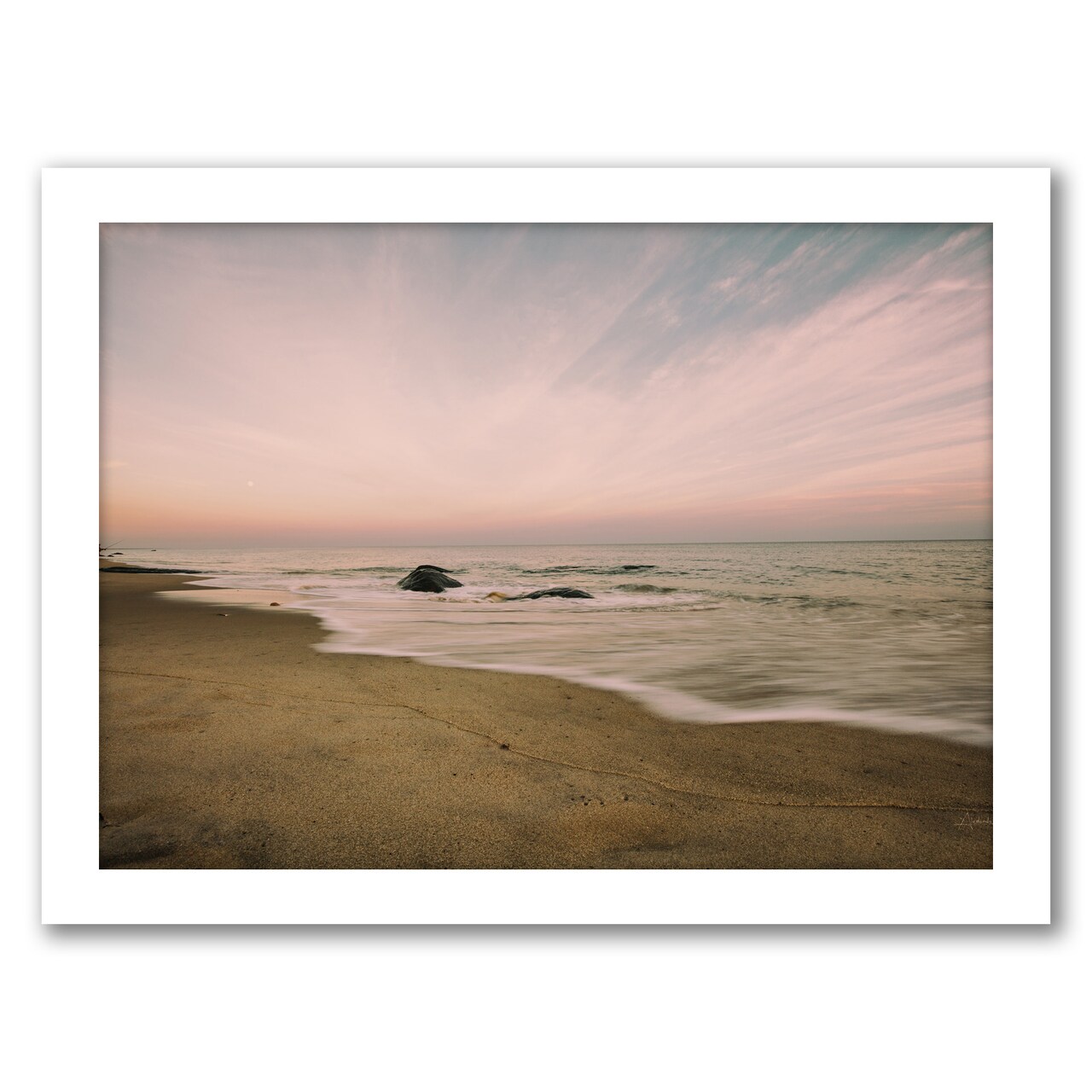 Beach Rays by Aledanda Black Framed Print 11x14 - Americanflat